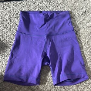 Lululemon Athletica Purple Bike Shorts High Waist Compression